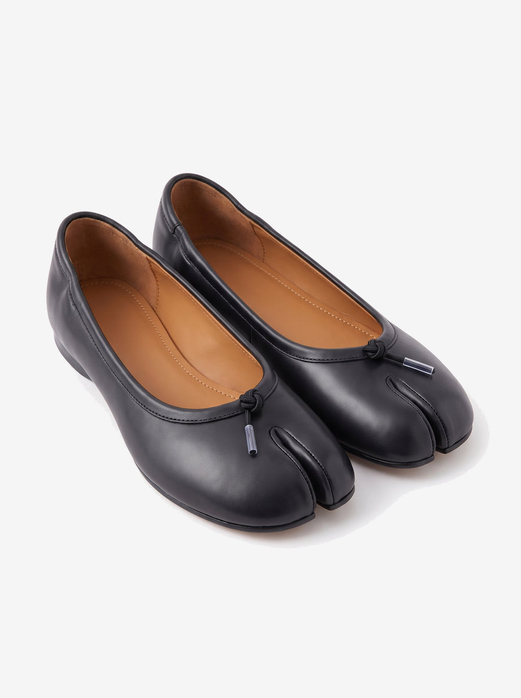The New York Split-Toe Flat — Black
