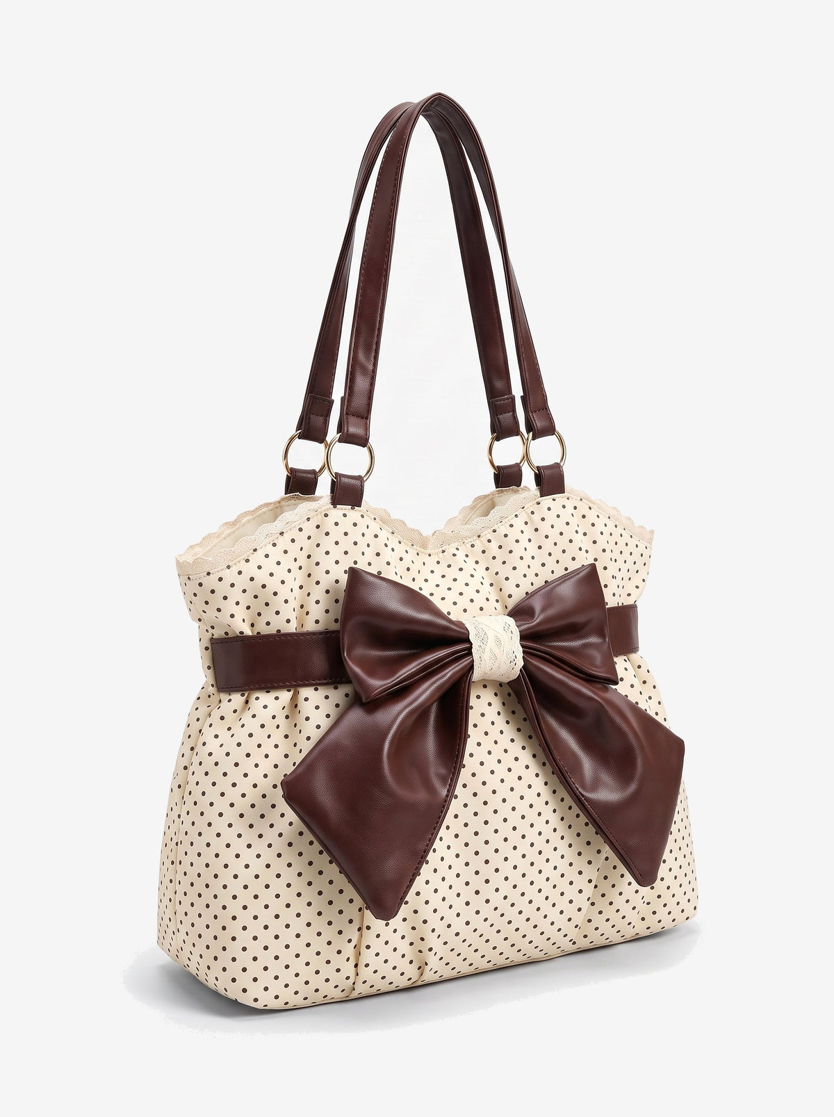 The Paris Bow Tote — Cream