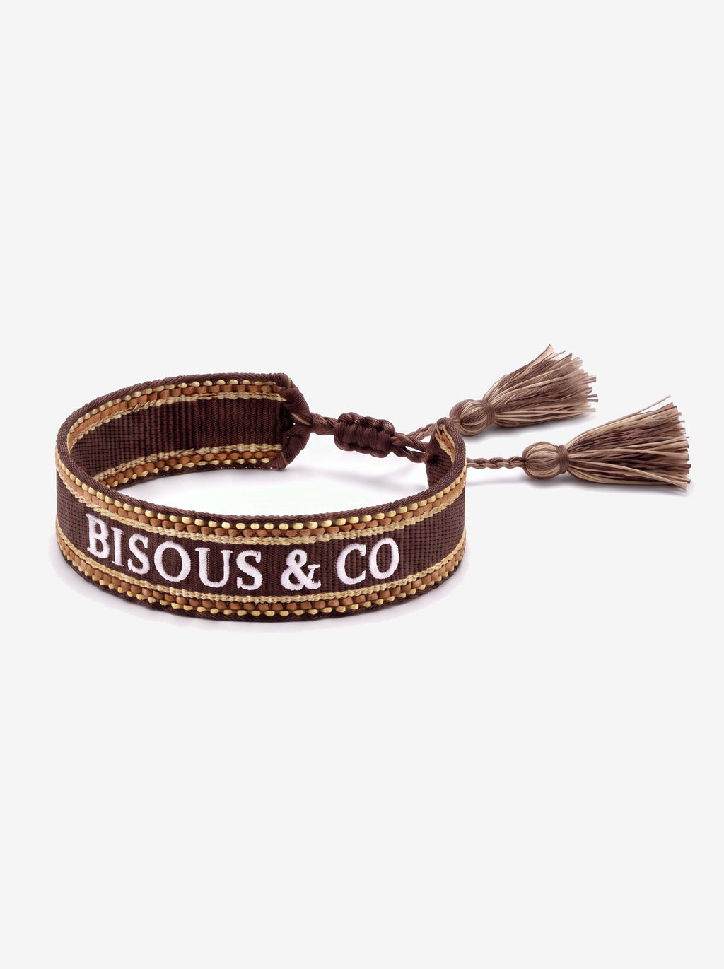 The Paris Bracelet — Chocolate Brown, knot on the right