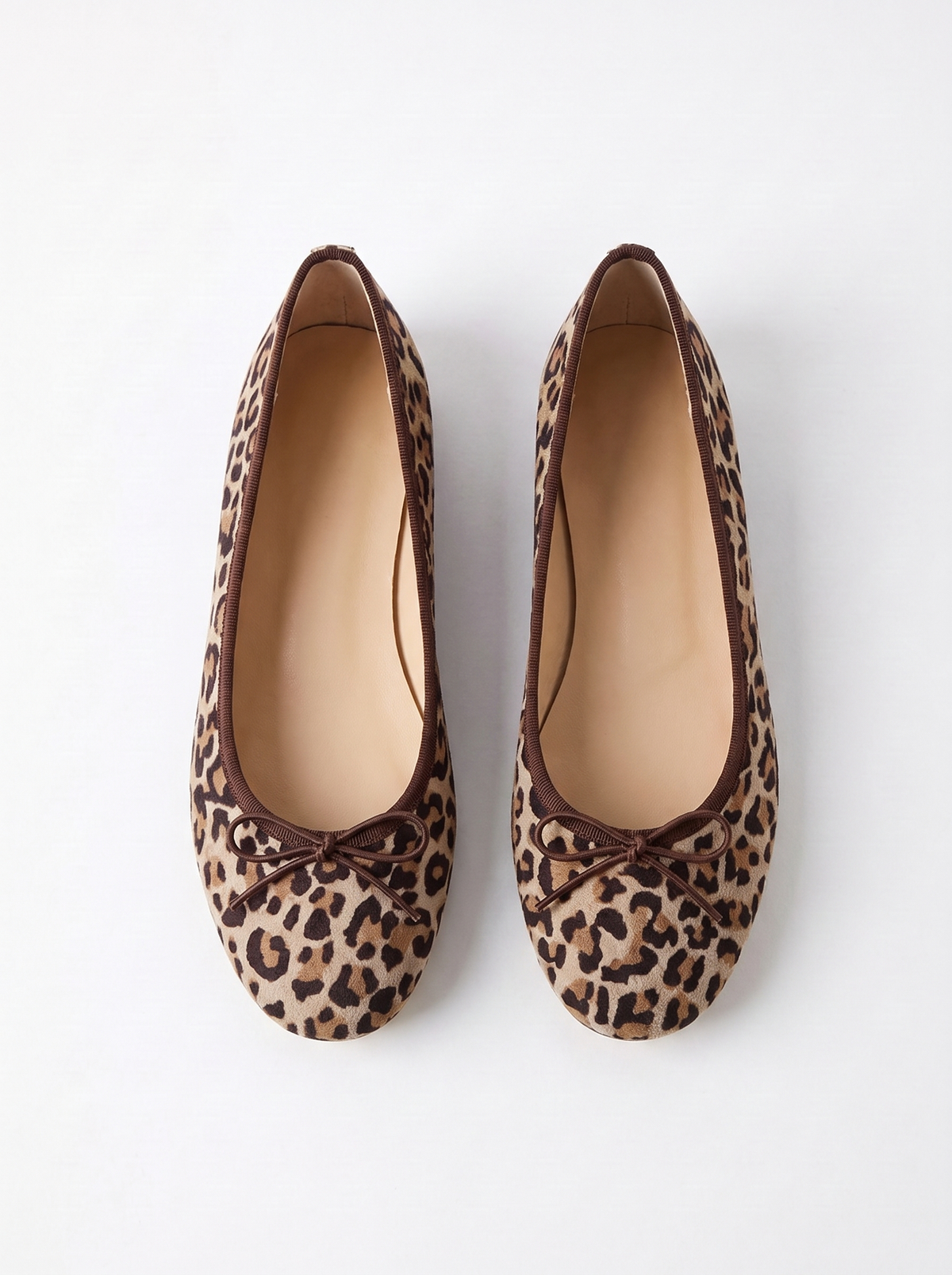 The Capri Flat — Leopard Suede