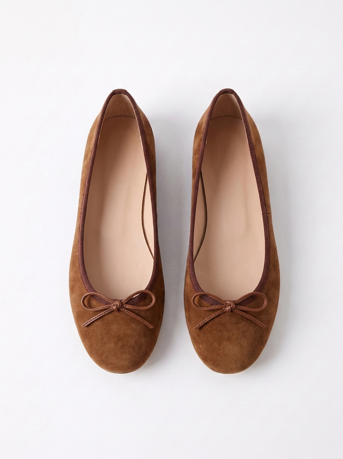 The Capri Flat — Brown Suede