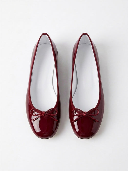 The Capri Flat — Burgundy