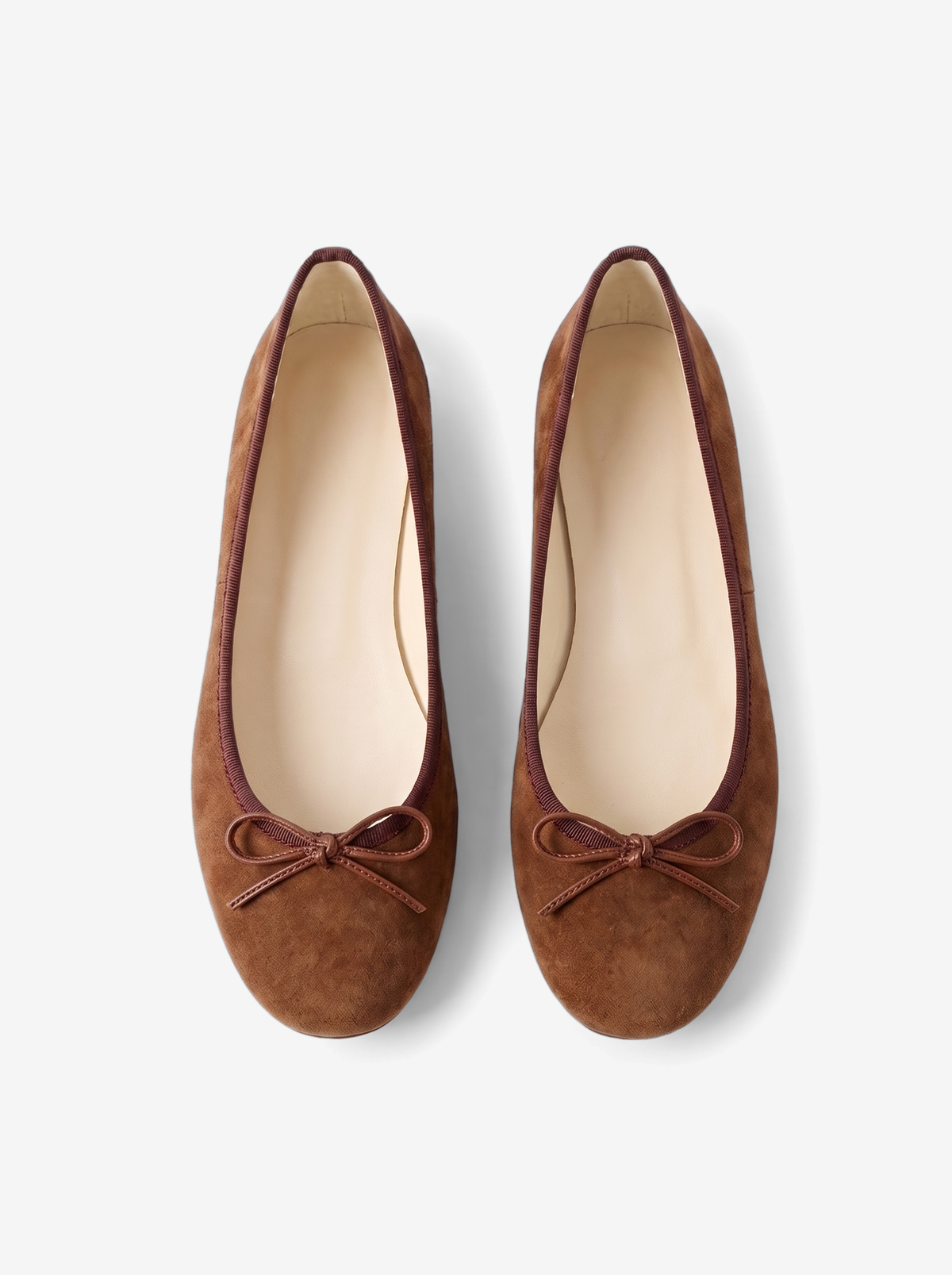 The Capri Flat — Brown Suede