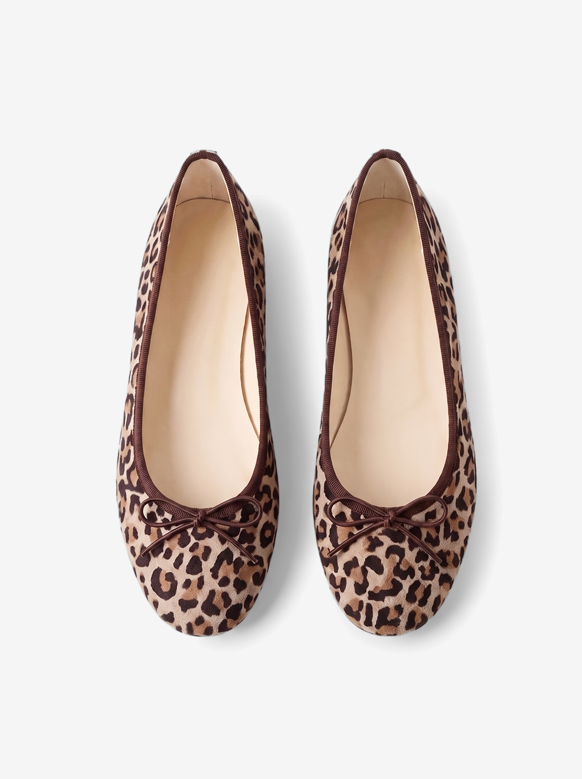 The Capri Flat — Leopard Suede