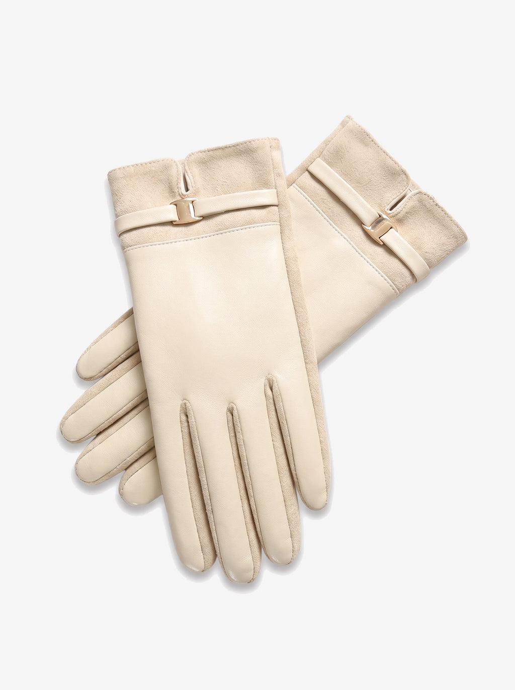 The Courchevel Glove — Off-White, buckle detail