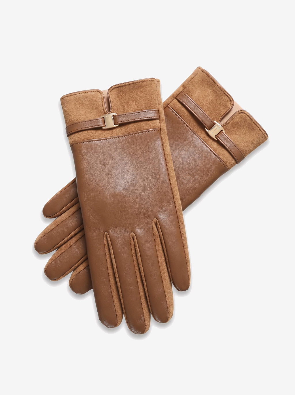 The Courchevel Glove — Caramel, buckle detail
