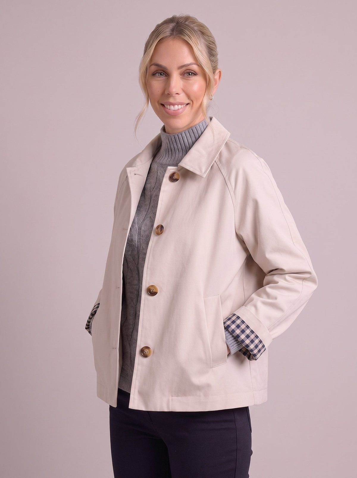 The London Trench — Light Beige