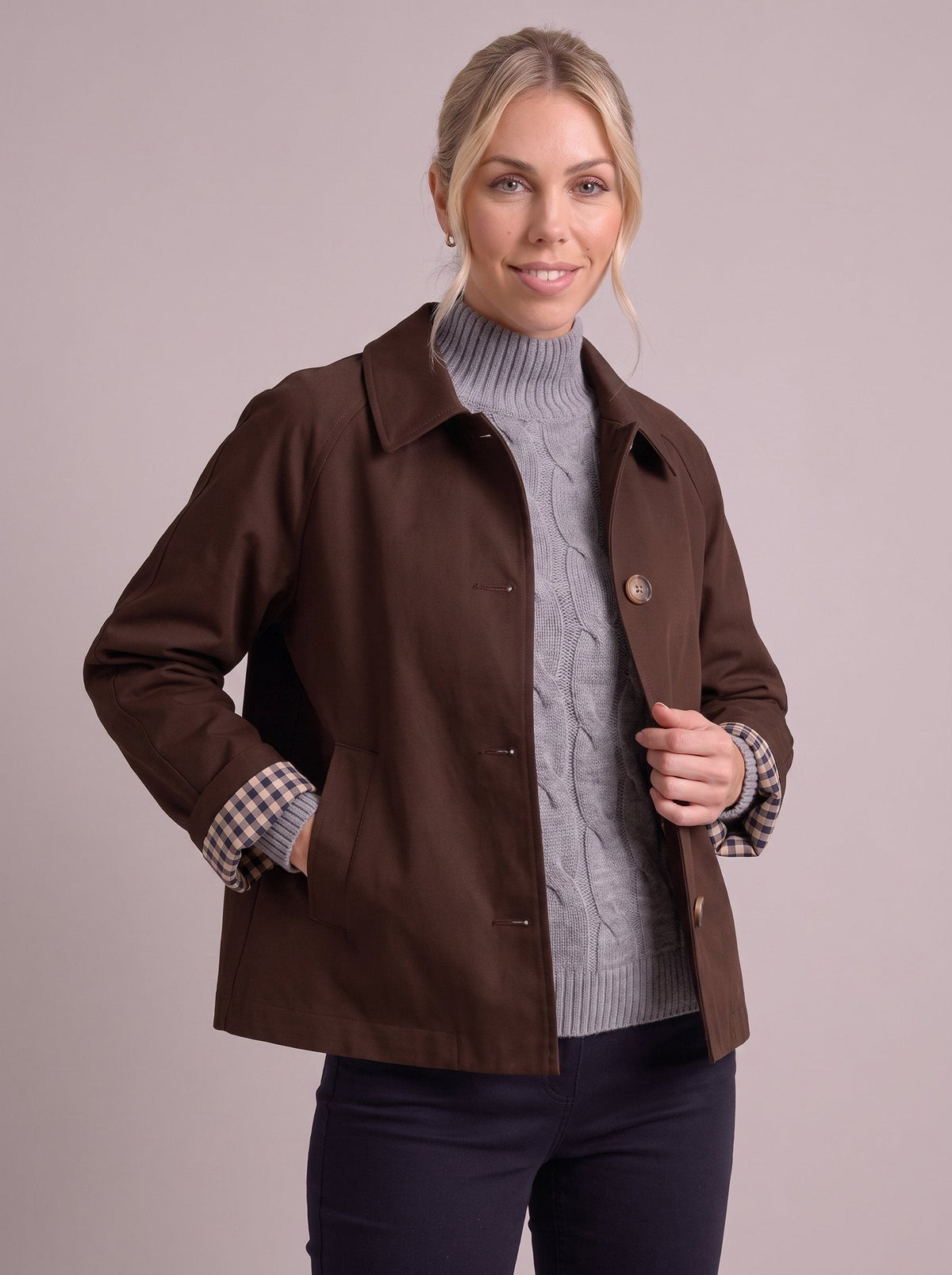 The London Trench — Dark-Brown