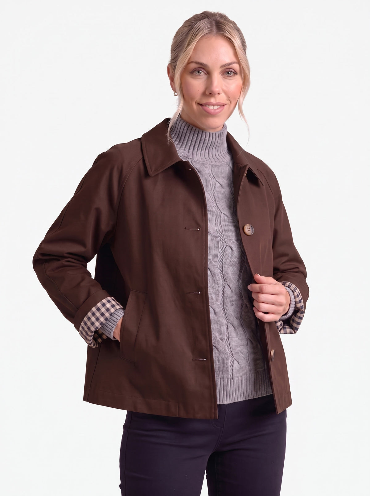 The London Trench — Dark-Brown