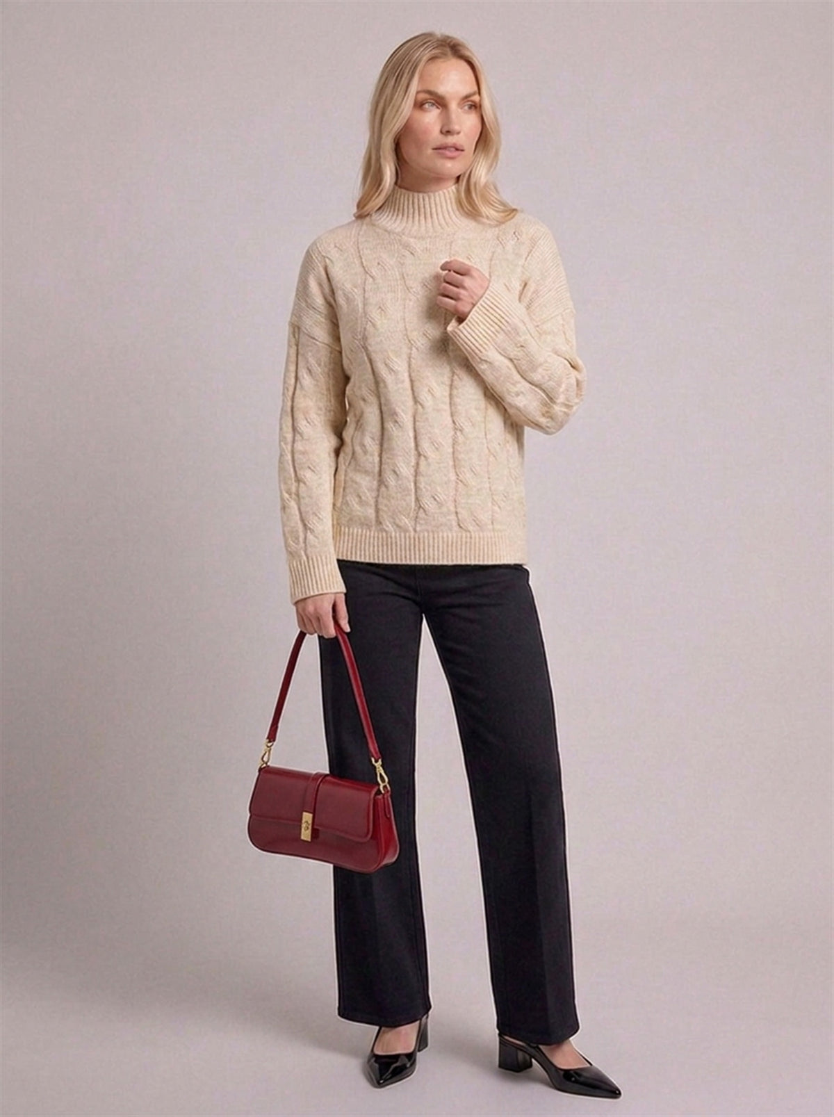 The London Sweater — Beige