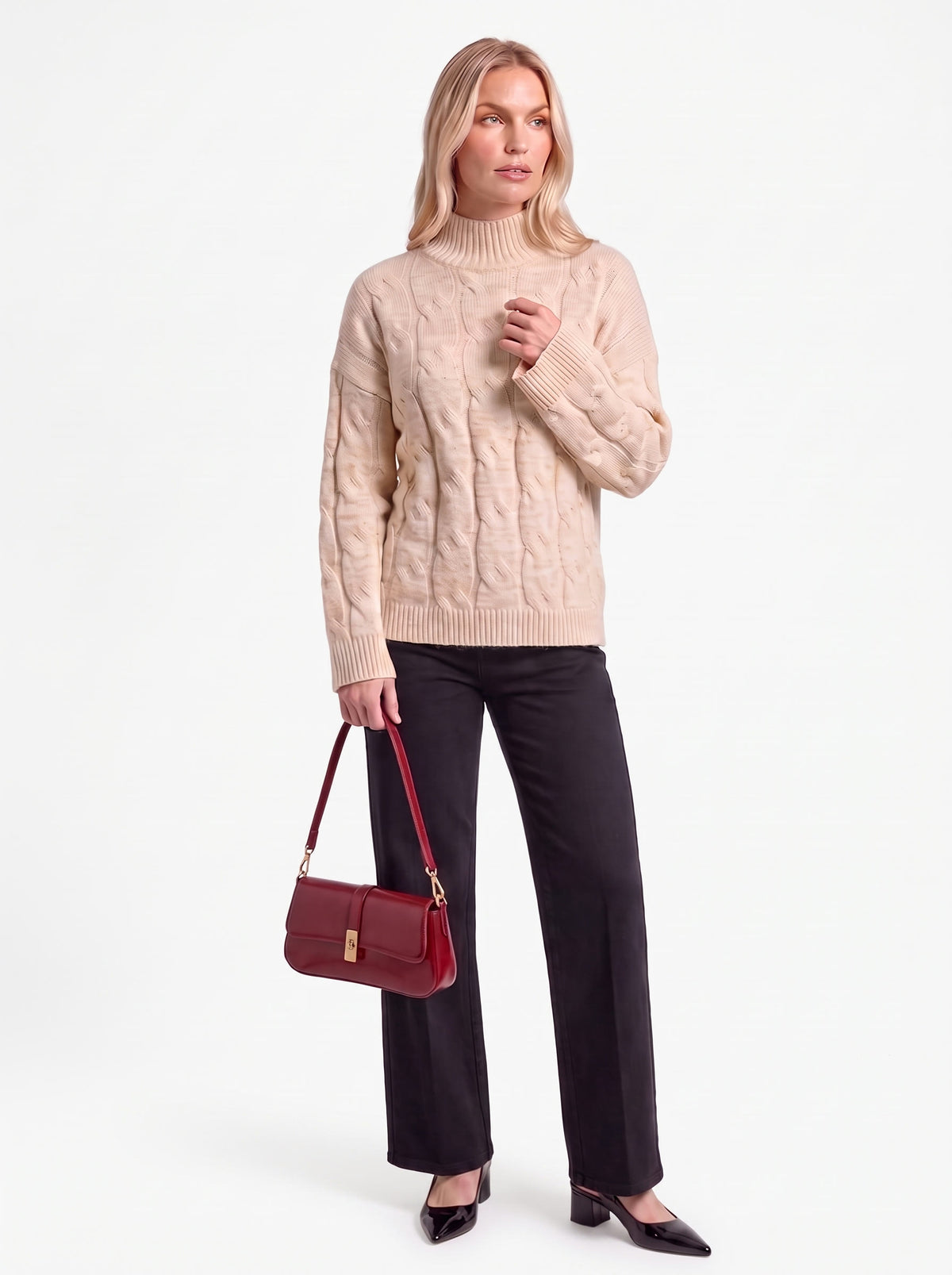 The London Sweater — Beige
