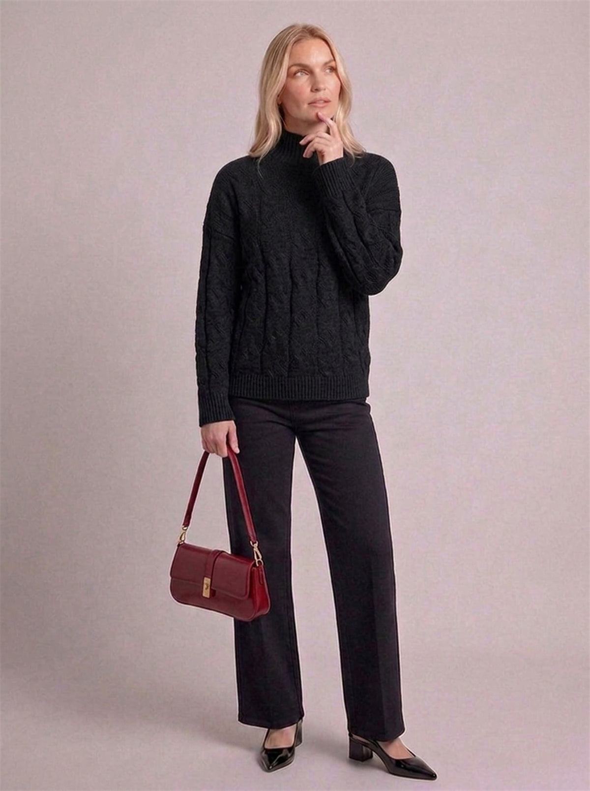 The London Sweater — Black