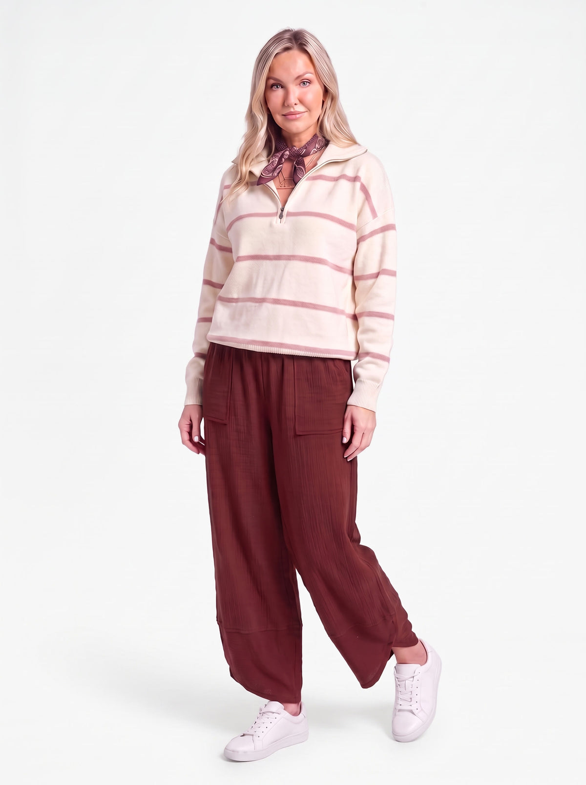 The London Trouser — Burgundy