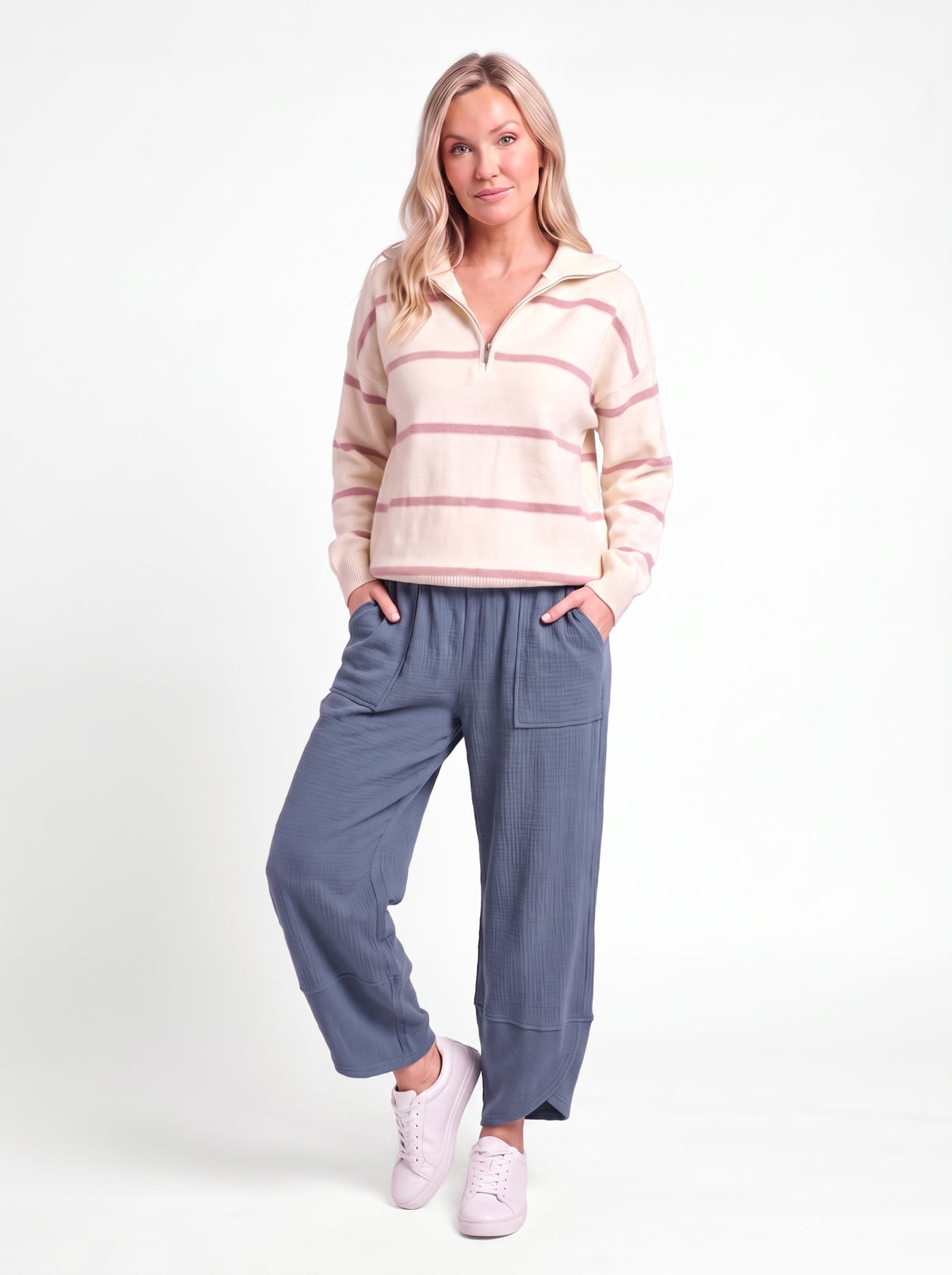 The London Trouser — Baby Blue