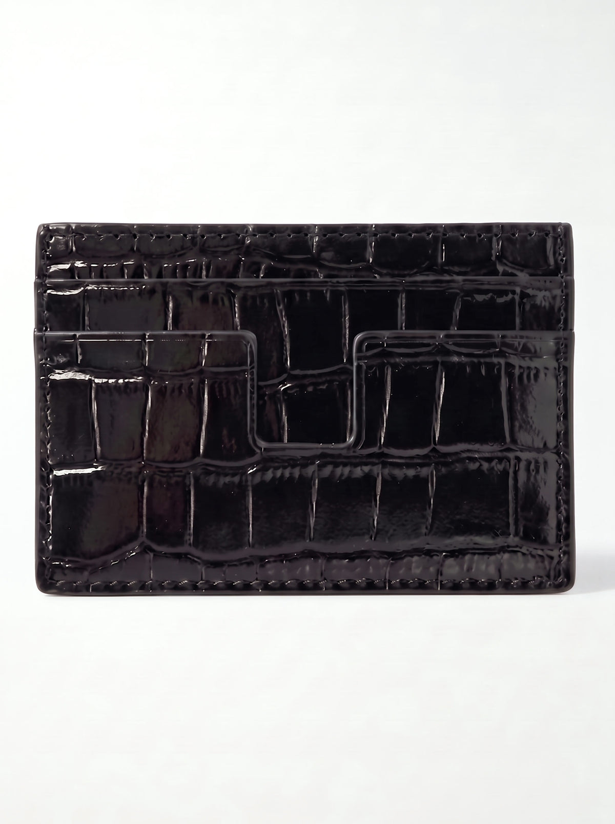 The Deauville Card Holder — Black