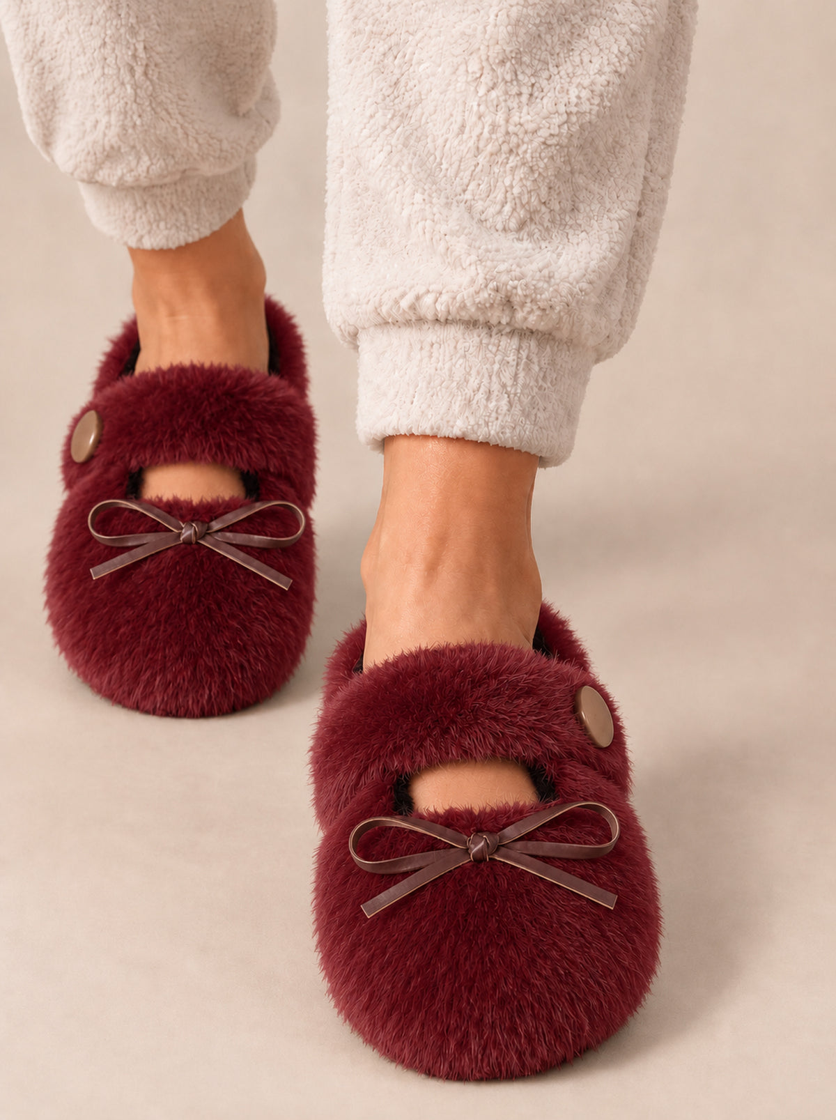 The Paris Slipper — Burgundy