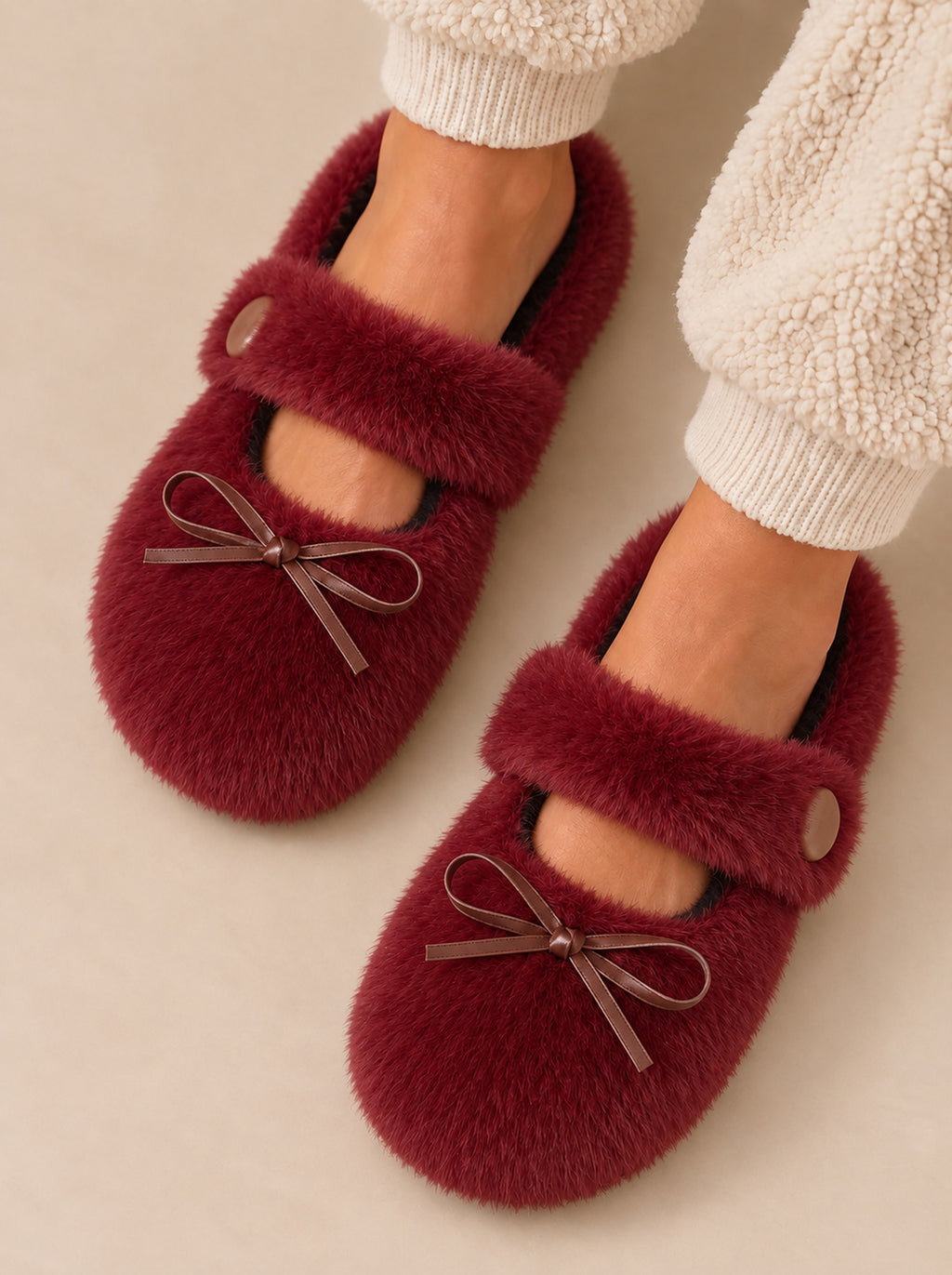 The Paris Slipper — Burgundy
