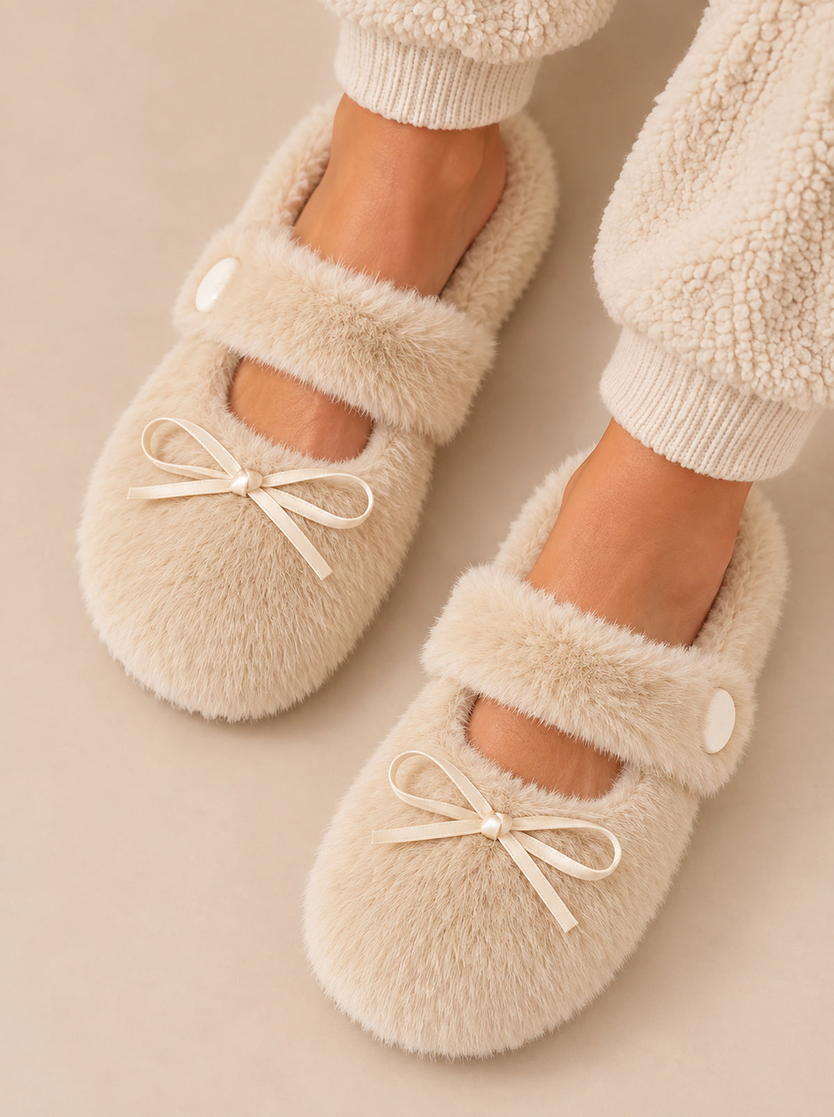 The Paris Slipper — Light Beige