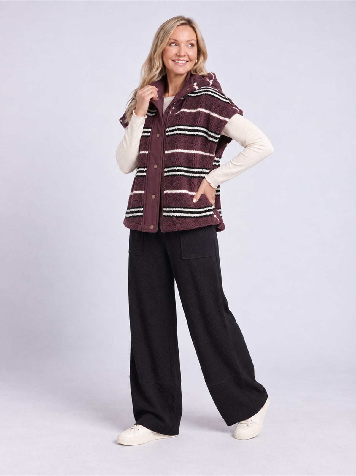 The New York Vest — Burgundy