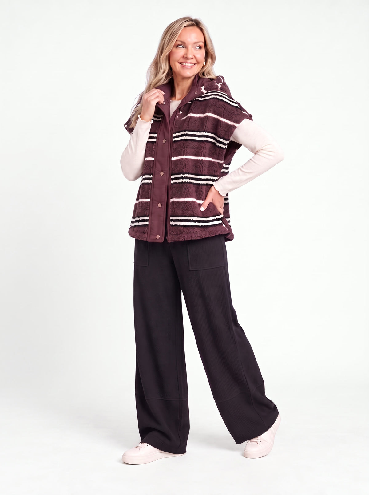 The New York Vest — Burgundy
