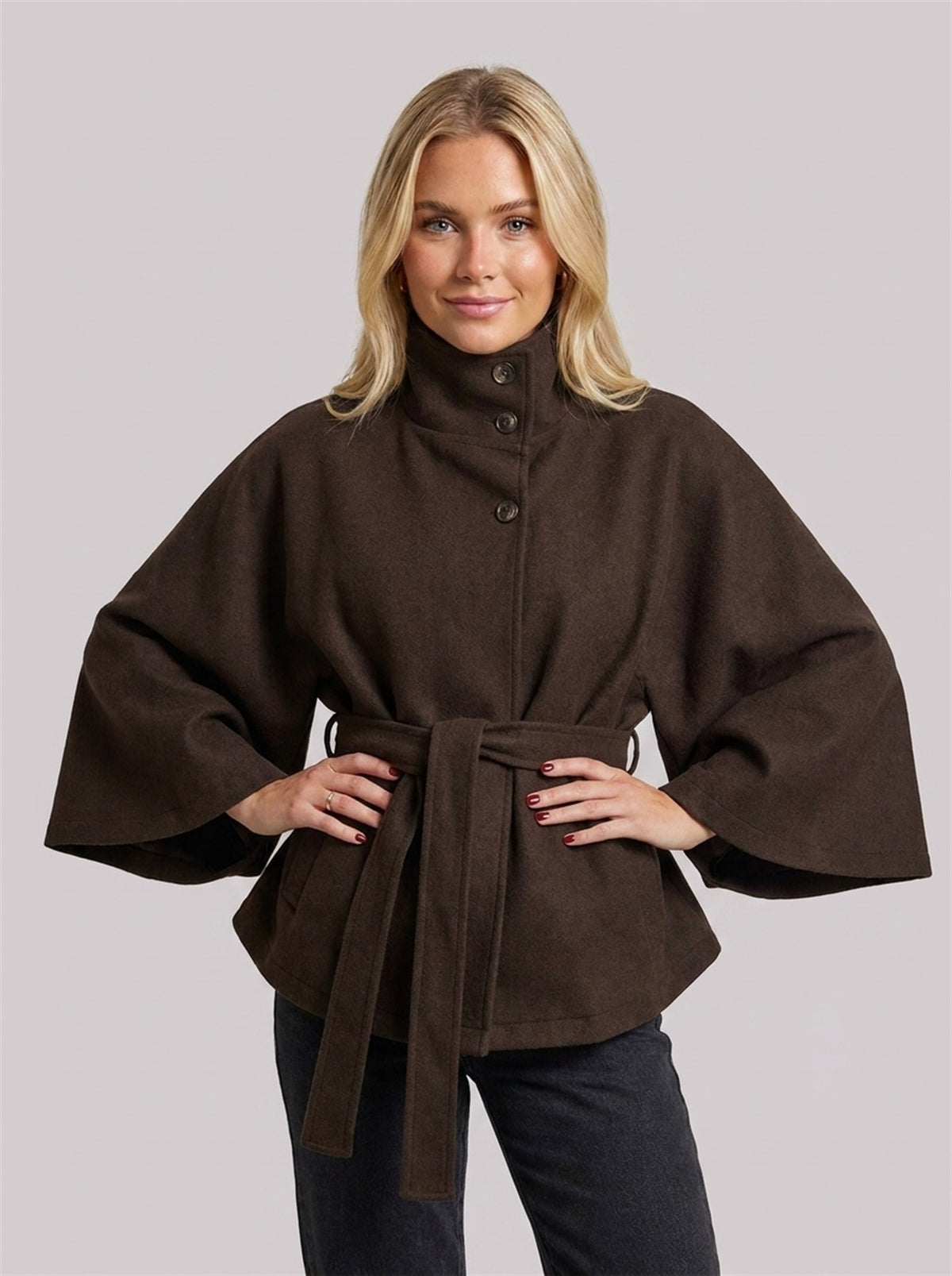 The Paris Cape — Brown