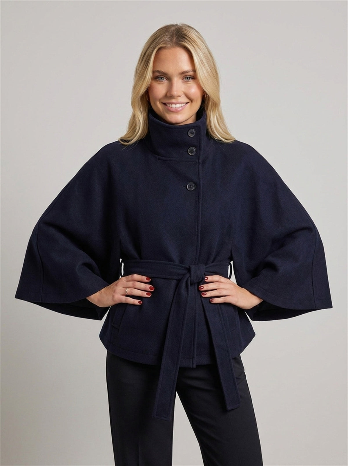 The Paris Cape — Navy