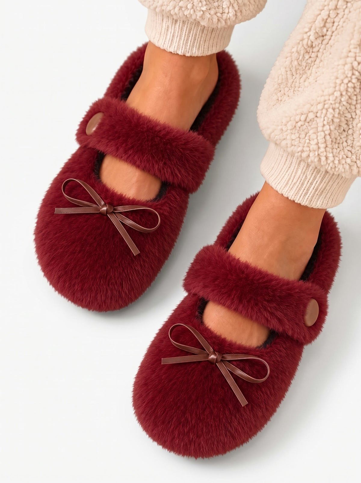 The Paris Slipper — Burgundy